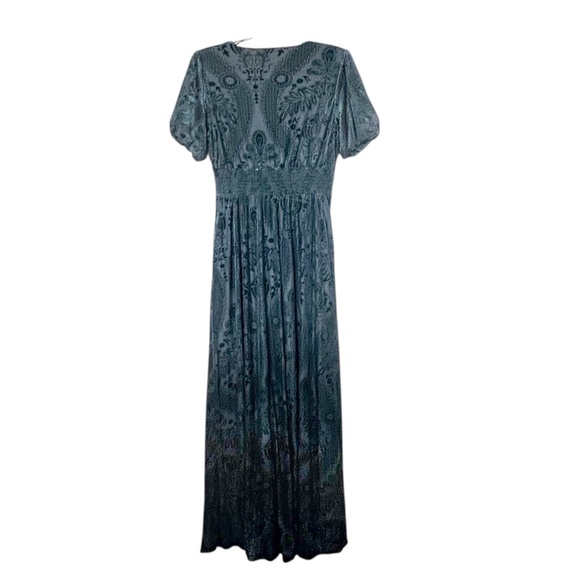 Baltic Born Veronica Velvet Maxi Dress Size M - Picture 4 of 11